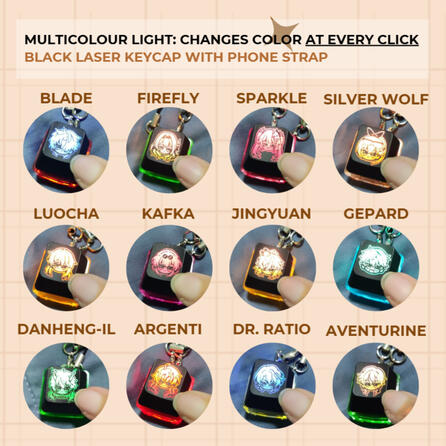 Multicolor Clicky Light Charm